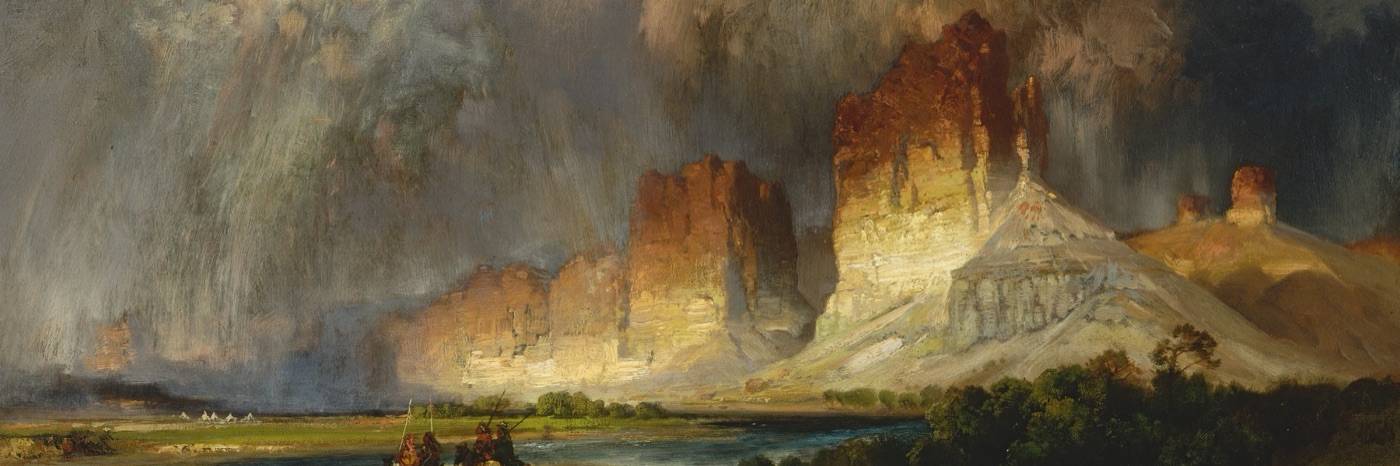Thomas Moran, Cliffs of the Upper Colorado River, Wyoming Territory