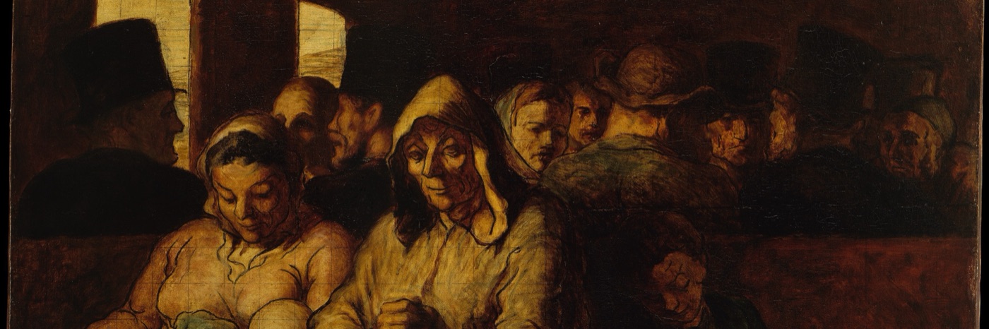 Honoré Daumier, The Third-Class Carriage